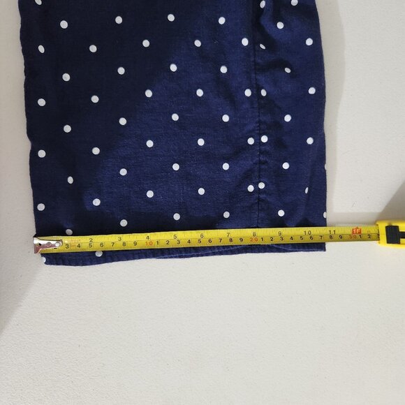 Old Navy Navy Blue Polka Dot Jumpsuit XS Adjustable Straps Smocked Back Pocketed - Picture 12 of 15